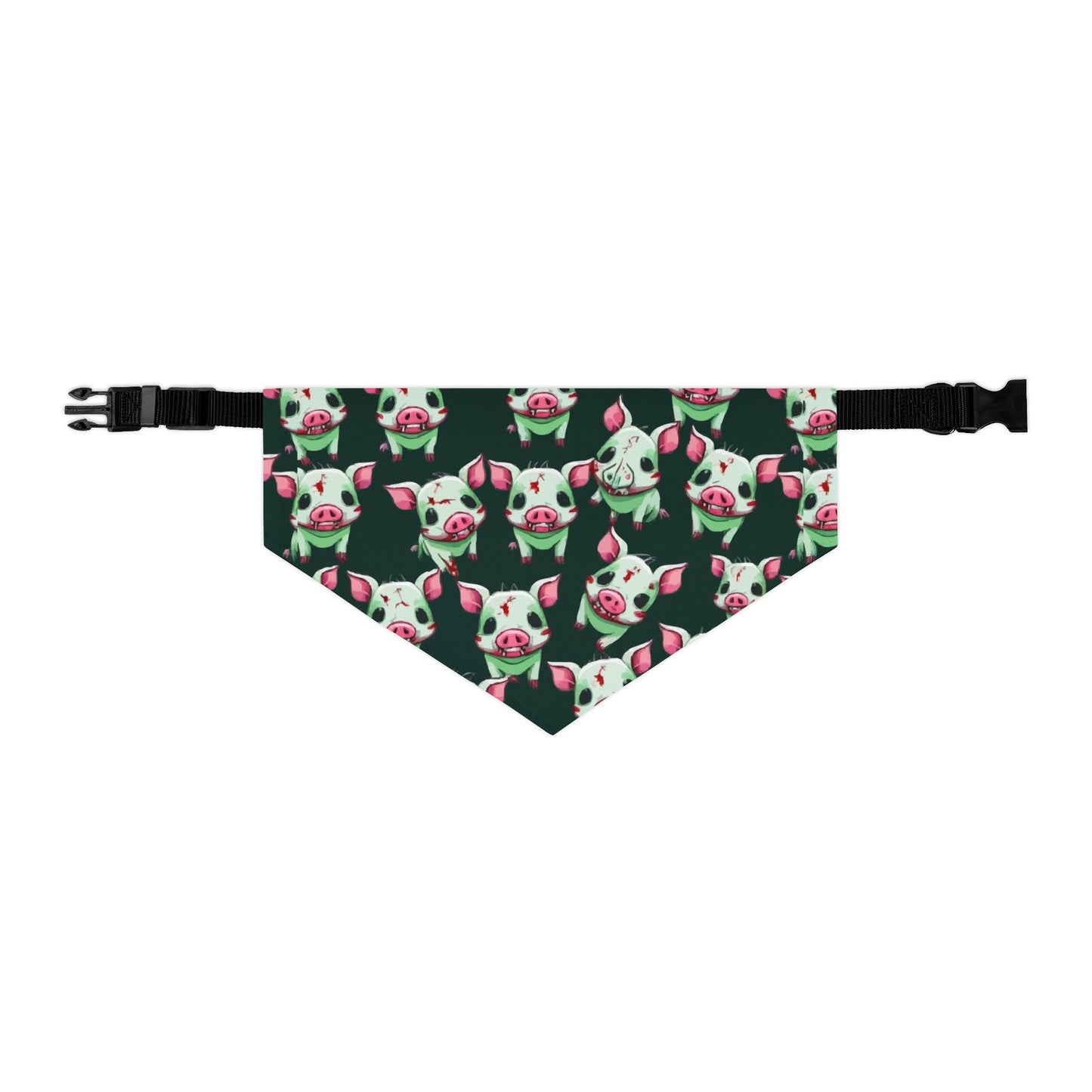 Cute Pig Print Dog Bandana Collar, Pet Accessory for Holidays, Dog Fashion, Cute Dog Gift, Fun Pet Apparel, Pet Birthday Party Decor