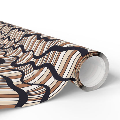 Stylish Wrapping Paper Roll for Gifts, Modern Gift Wrap, Eco-Friendly Wrapping, Holiday Decor, Birthday & Special Occasions