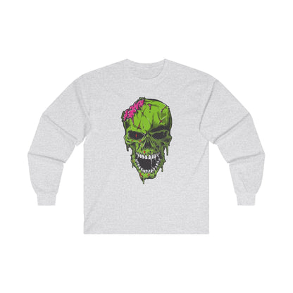 Scary Zombie Head Illustration - Mleem