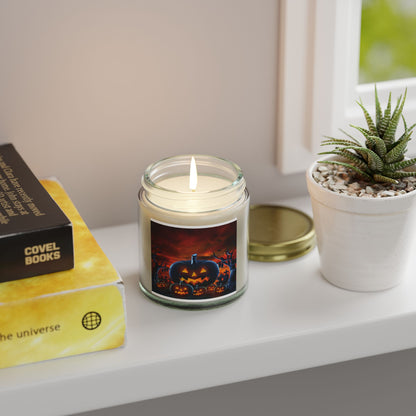 Halloween Pumpkin Scented Candle | Coconut Apricot Wax | Fall Decor, Spooky Night, Autumn Gift, Home Fragrance, Jack-O'-Lantern