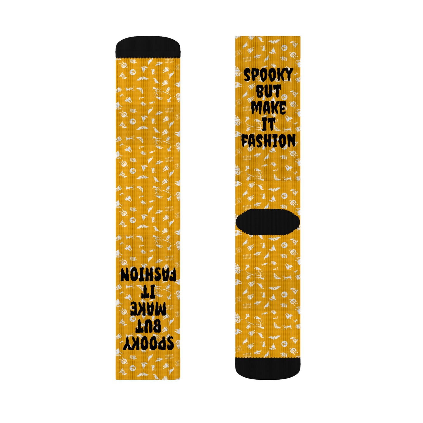 Spooky Fashion Socks | Fun Autumn or Halloween Accessories, Gifts for Friends, Cozy Wear, Cute Apparel for Fall Celebrations