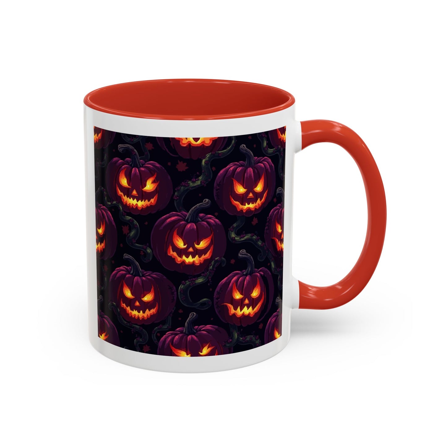 Halloween Pumpkin Coffee Mug, Spooky Ceramic Cup, Fall Decor, Autumn Gift, Halloween Party Essential, Seasonal Drinkware