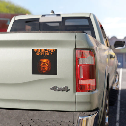 Halloween Car Magnets, Make Halloween Great Again Pumpkin Magnet, Funny Halloween Decor, Vehicle Decorations, Spooky Car Decor