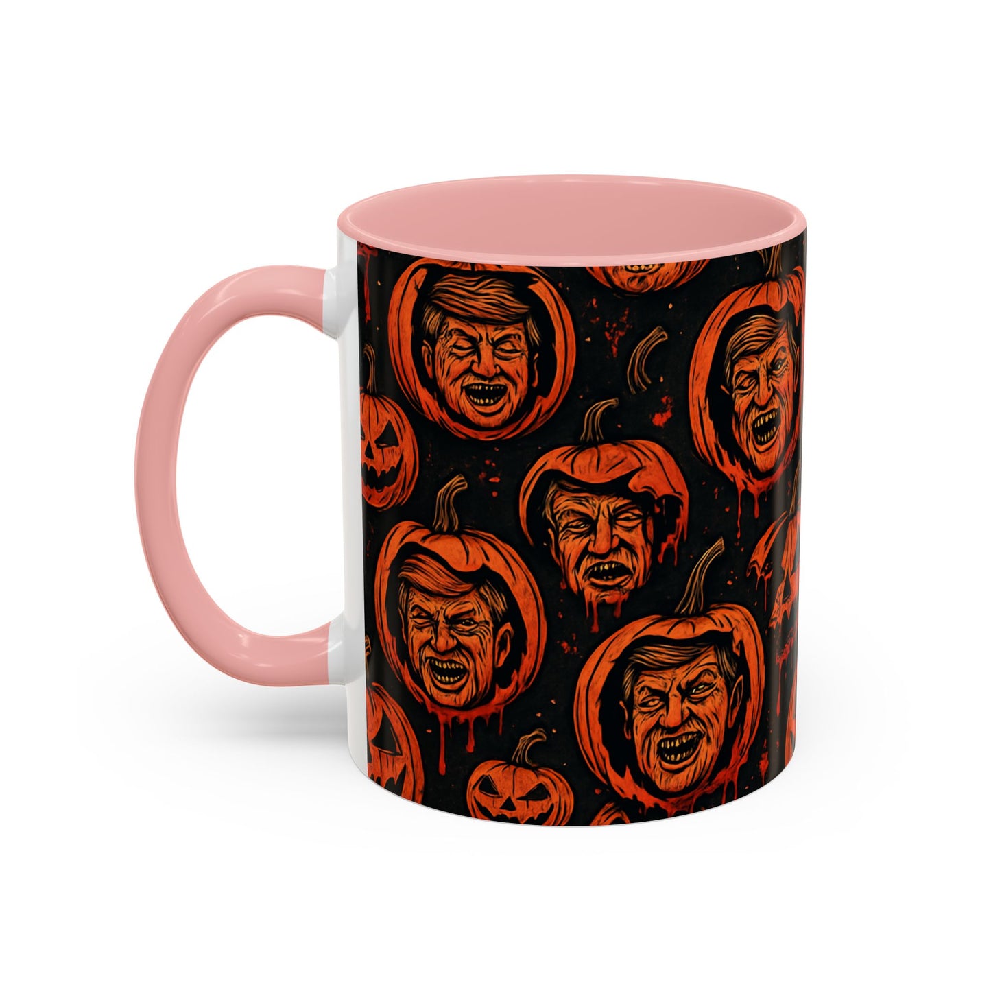 Spooky Pumpkin Faces Coffee Mug | Halloween Gifts, Funny Coffee Cup, Whimsical Mug, Holiday Decor, Unique Gifts