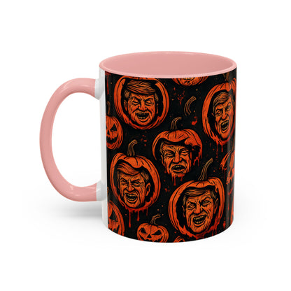 Spooky Pumpkin Faces Coffee Mug | Halloween Gifts, Funny Coffee Cup, Whimsical Mug, Holiday Decor, Unique Gifts