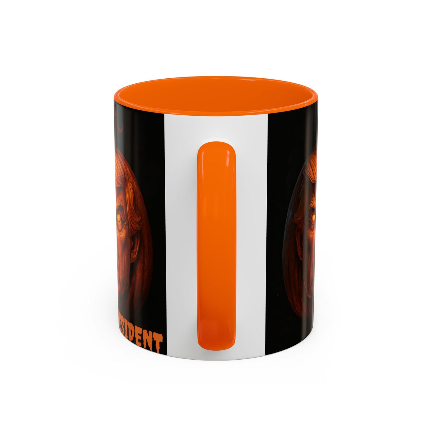 Halloween Pumpkin President Mug, Fun Gift for Coffee Lovers, Spooky Decor, Trick or Treat, Autumn Vibes, Unique Collectible