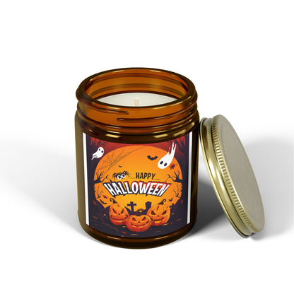 Halloween Scented Candles, Pumpkin Spice Aroma, Fall Decor, Home Fragrance, Gift Idea