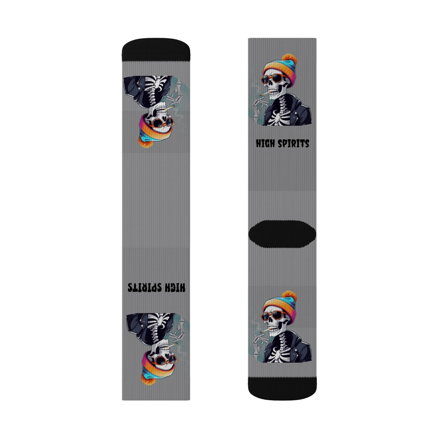 Fun Graphic Socks - Unique Gift for Halloween, Cozy Wear, Comfortable Footwear, Vibrant Design, Trendy Accessories