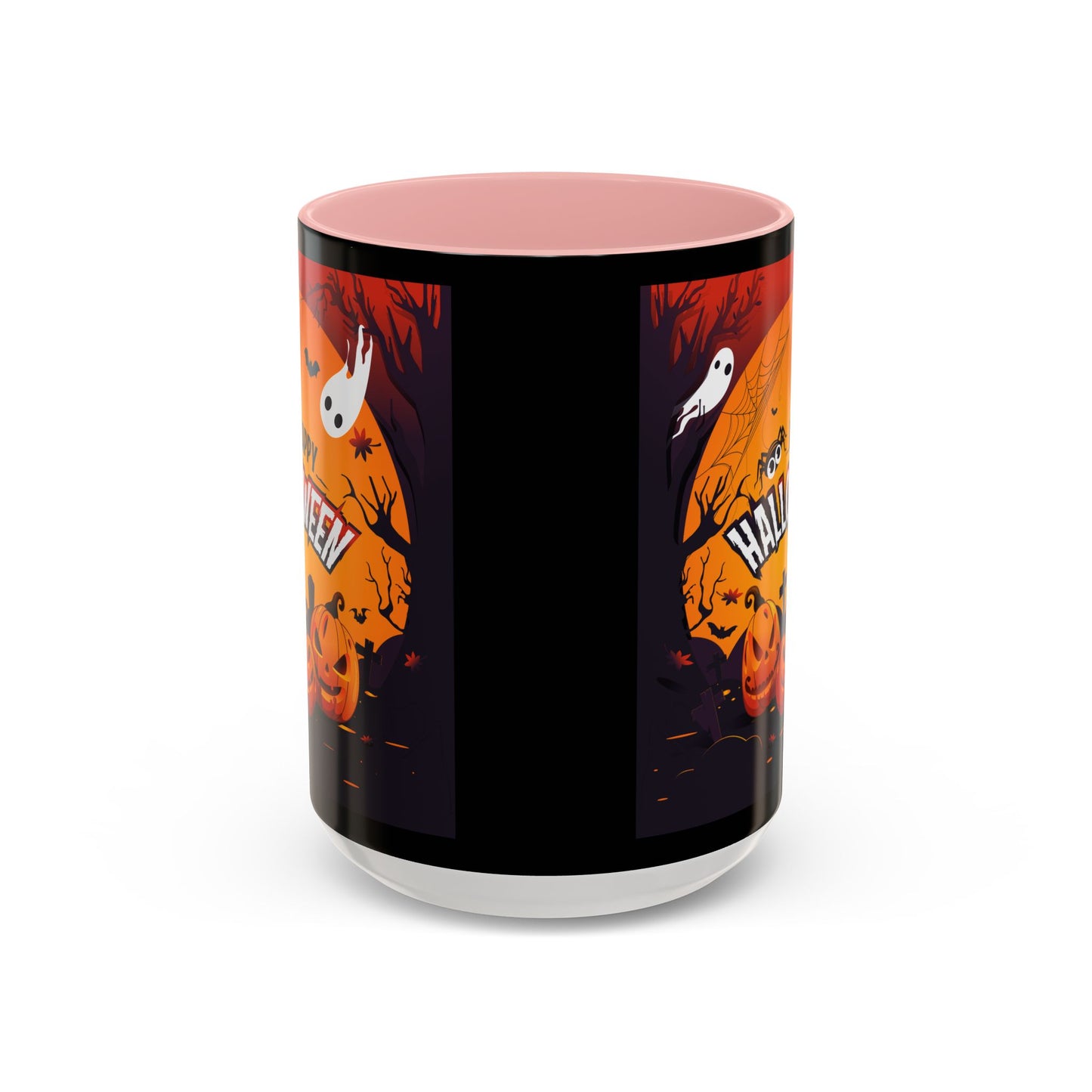 Spooky Halloween Coffee Mug - Perfect for Ghost Lovers and Fall Celebrations, Halloween Decor, Gift, Pumpkin Spice Season, Black Accent Mug