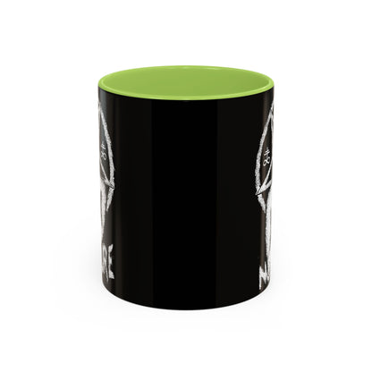 Gothic Ceramic Coffee Mug – Dark Art, Unique Gift, Halloween Decor, Witchy Vibe, Spooky Homeware