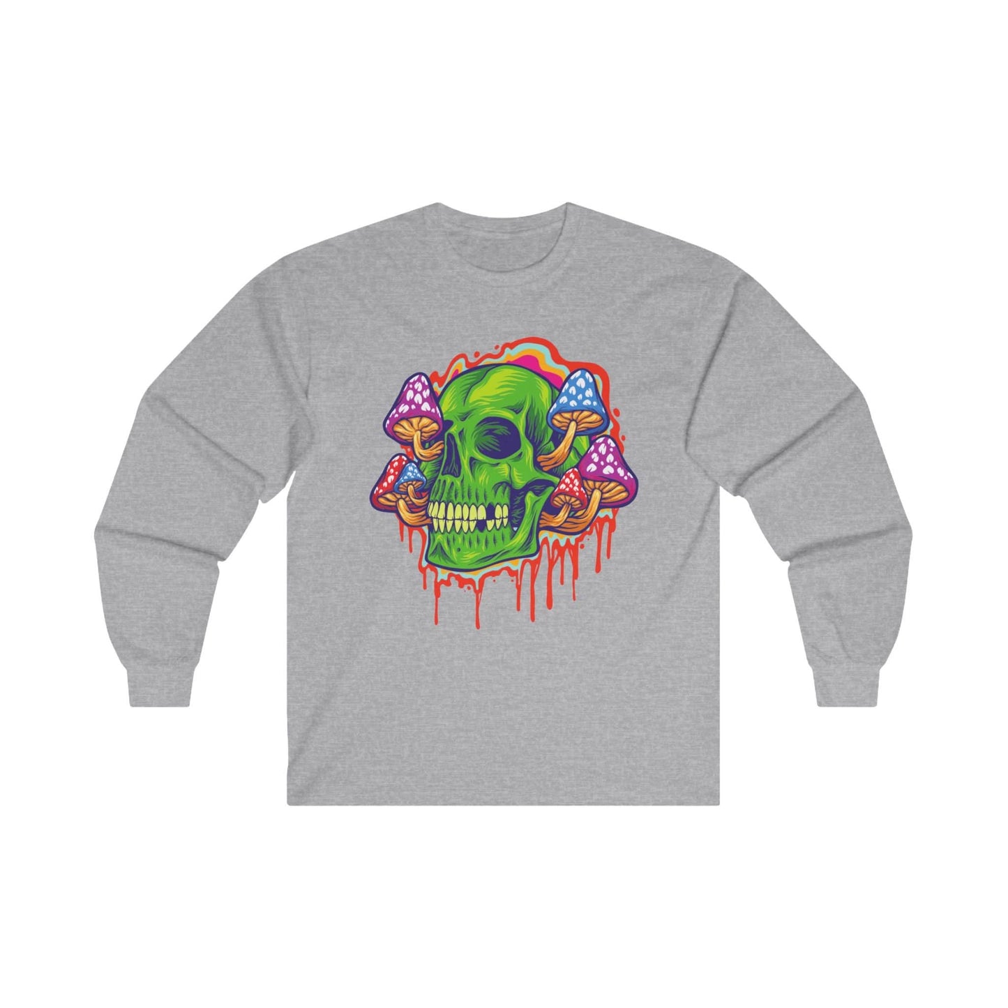 Psychedelic Mushroom Skull - Mleem