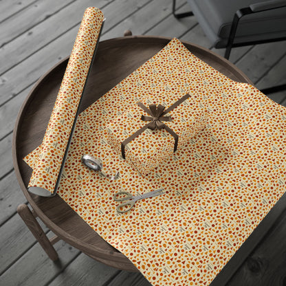 Autumn-Themed Wrapping Paper Bundle, Perfect for Fall Celebrations, Thanksgiving, Birthdays, Gift Wrapping, Craft Projects