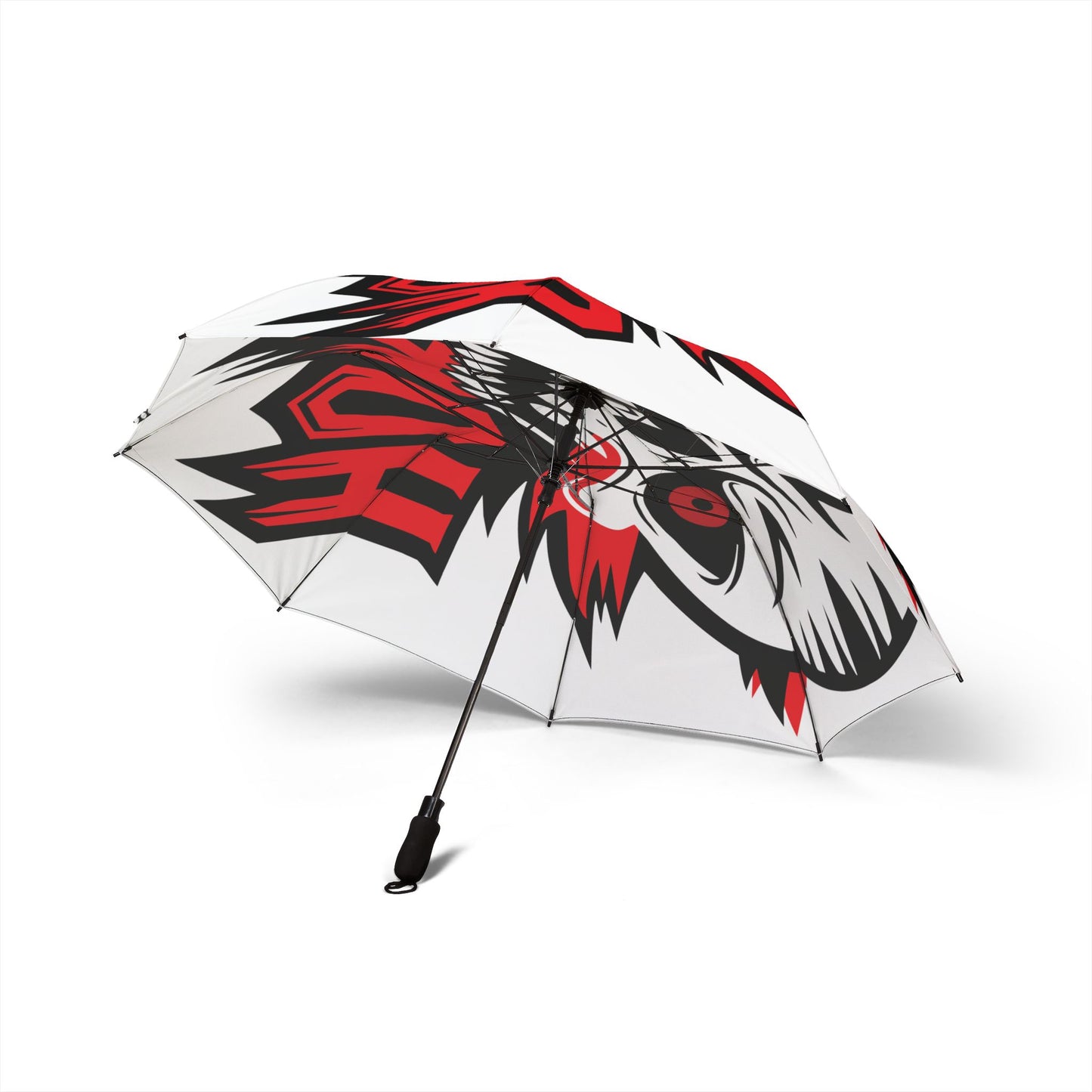 Gothic Skull Graphic Umbrella | Cool Rainy Day Accessory, Unique Gift for Him/Her, Stylish Weather Protection, Festival Must-Have