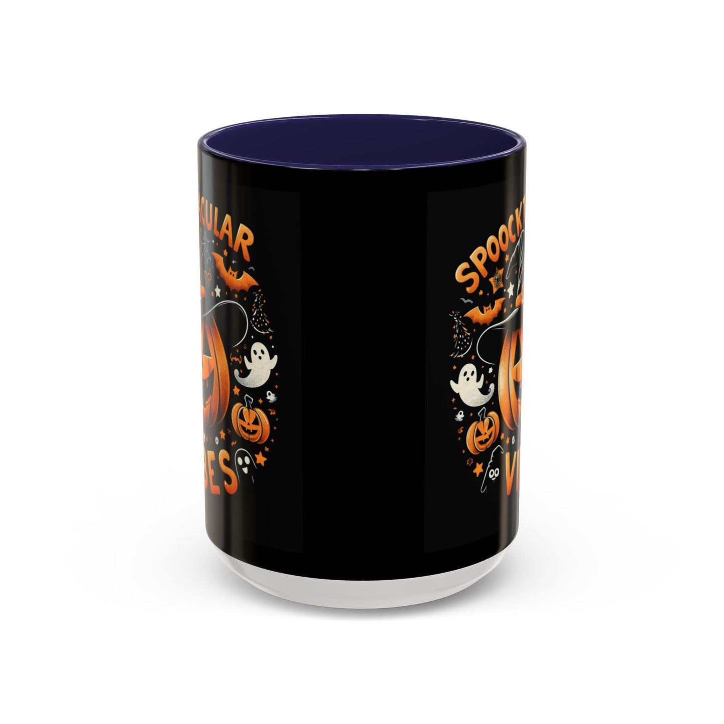 Halloween Accent Coffee Mug - Spooktacular Vibes, Fall Home Decor, Pumpkin Lovers Gift, Trick or Treat Mug, Spooky Season Drinkware