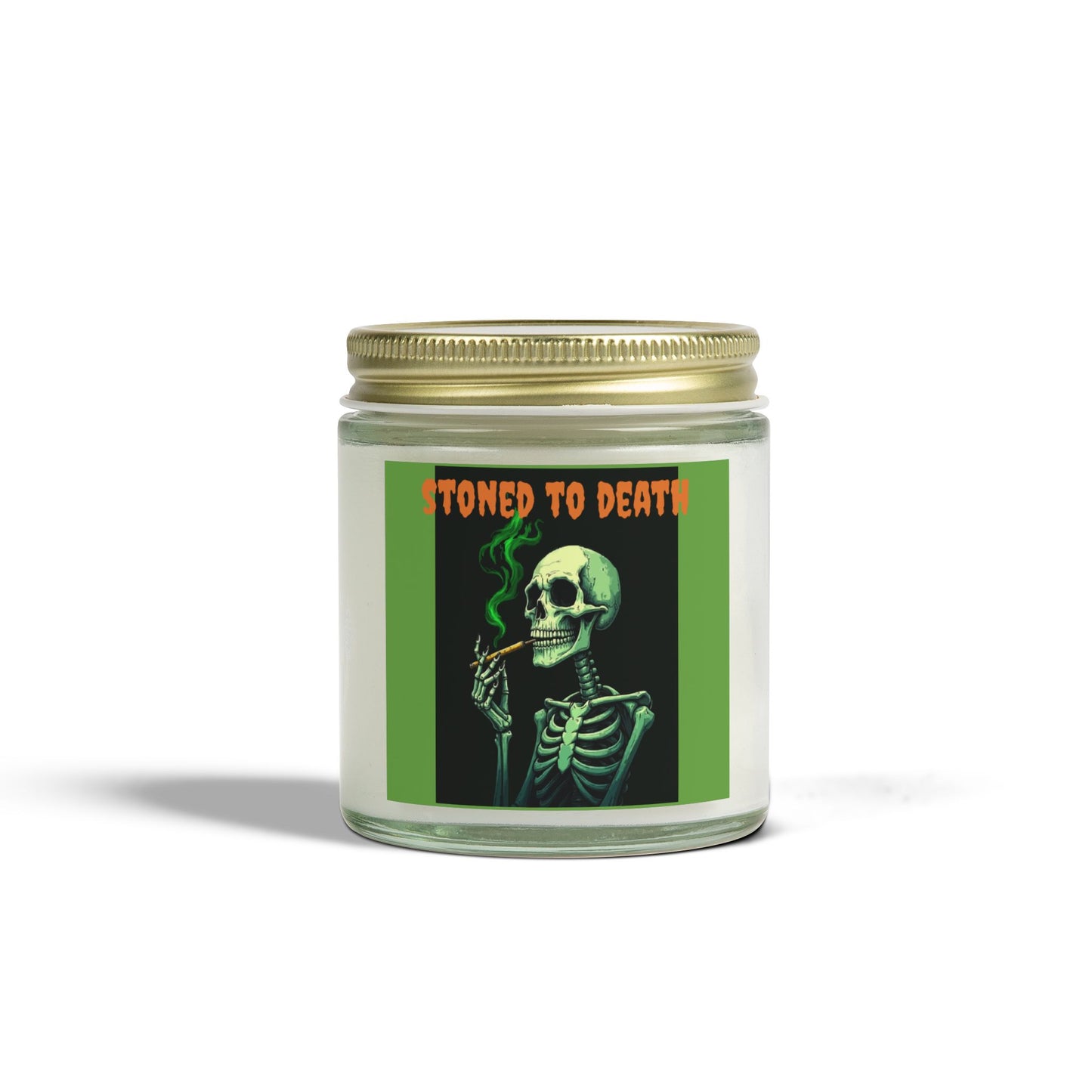 Spooky Scented Candle - 'Stoned to Death', Halloween Decor, Gift for Adults, Home Fragrance, Party Favor, Relaxation
