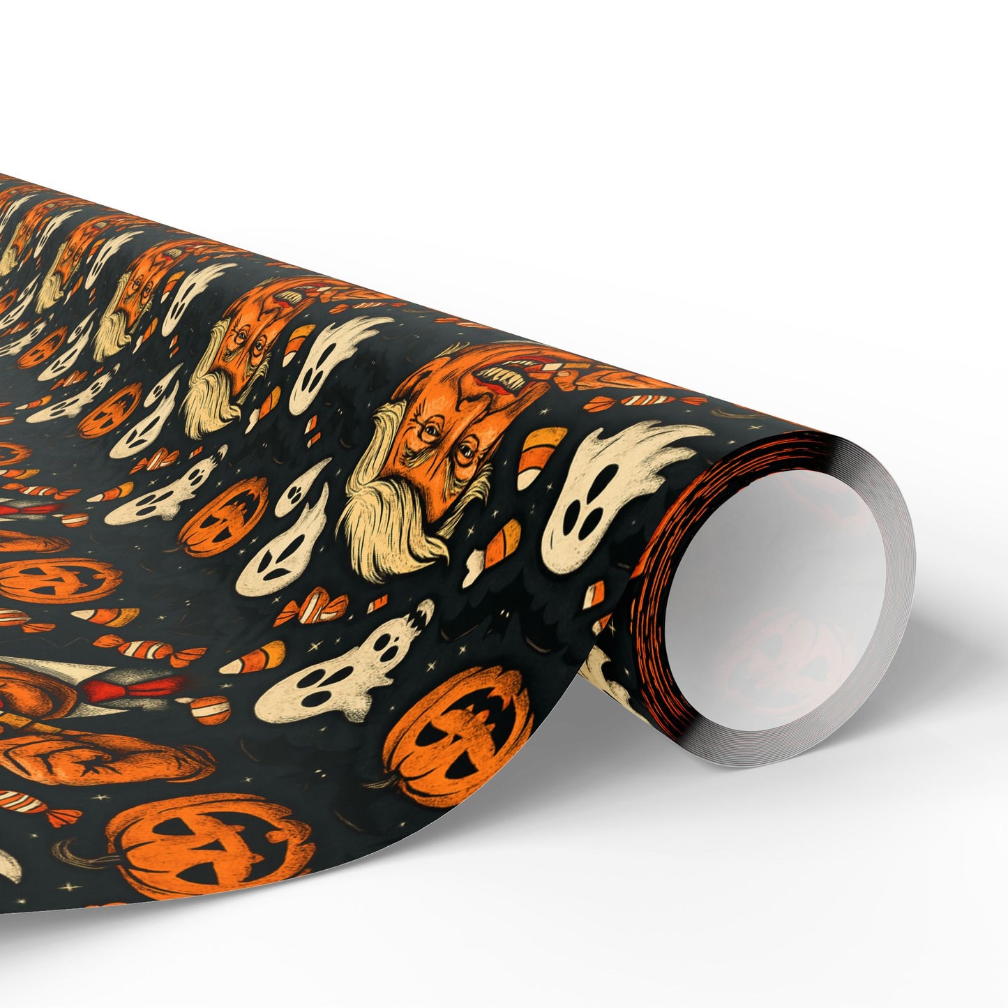 Festive Wrapping Paper for Halloween, Holiday Gift Wrap, Spooky Themed Paper, Trick-or-Treat Wrapping, Unique Present Decor