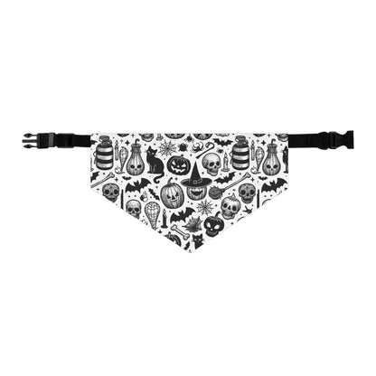 Spooky Pet Bandana Collar for Halloween, Dog Accessory, Halloween Costume, Pet Gift, Festival Fashion, Pet Costume