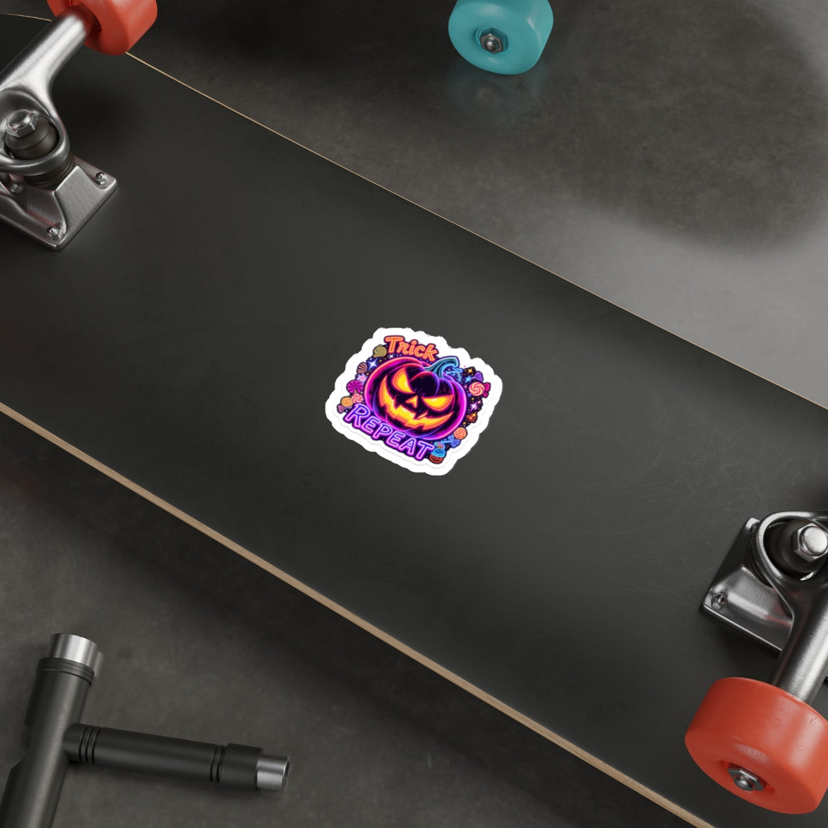 Halloween Die-Cut Stickers for Fun, Trick or Treat Decor, Party Favors, Kids' Gifts, Laptop Decals