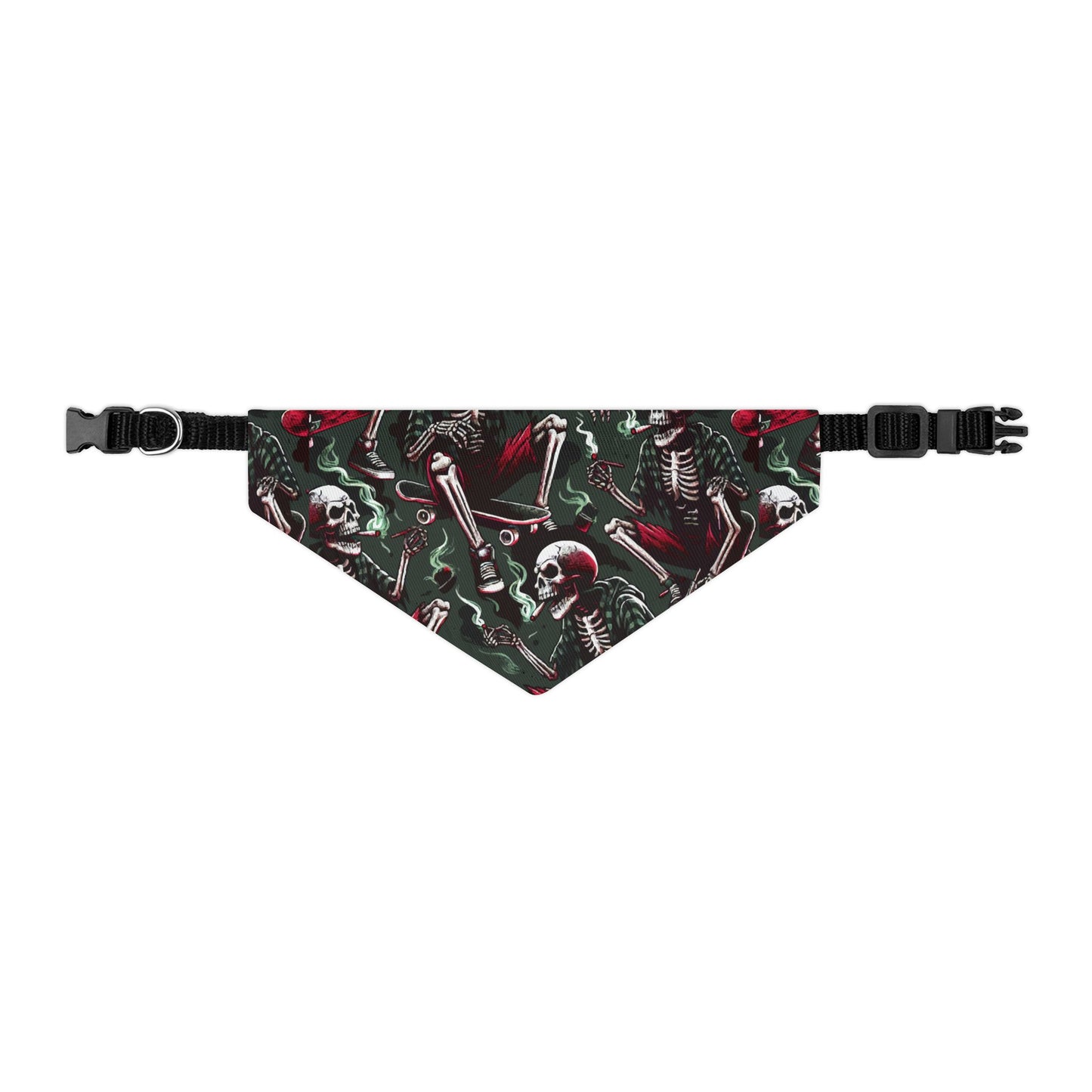 Spooky Skeleton Pet Bandana Collar | Halloween Dog Accessory, Cute Pet Costume, Skull Print Dog Bandana, Festive Dog Gear, Pet [...]