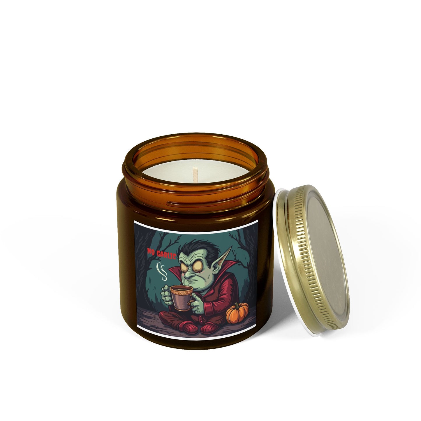 Cozy Halloween Scented Candles, Hand-Poured Coconut Apricot Wax, Fall Decor, Spooky Home Fragrance, Gifts for Witch Lovers, Autumn Vibes