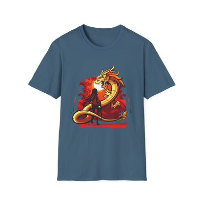 Girl Facing A Dragon - Mleem