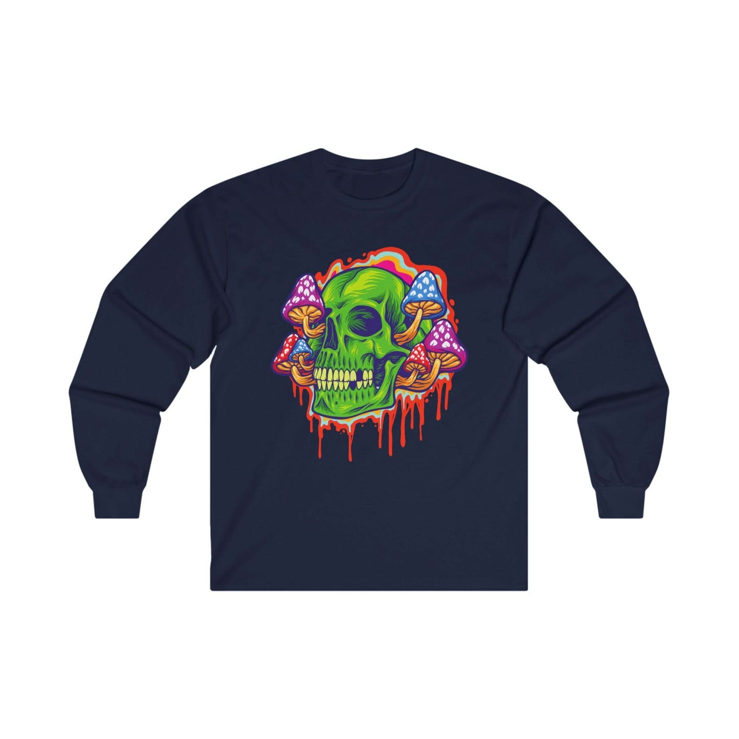 Psychedelic Mushroom Skull - Mleem