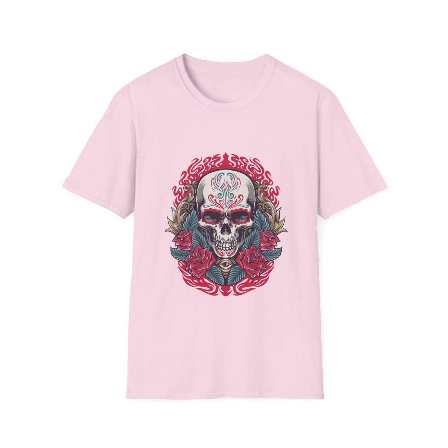 Skull Illustration Dia de Los Muertos - Mleem