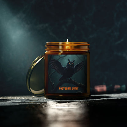 Nocturnal Curse Scented Candle - Spooky Home Decor, Aromatherapy Gift, Halloween Candle, Unique Home Fragrance