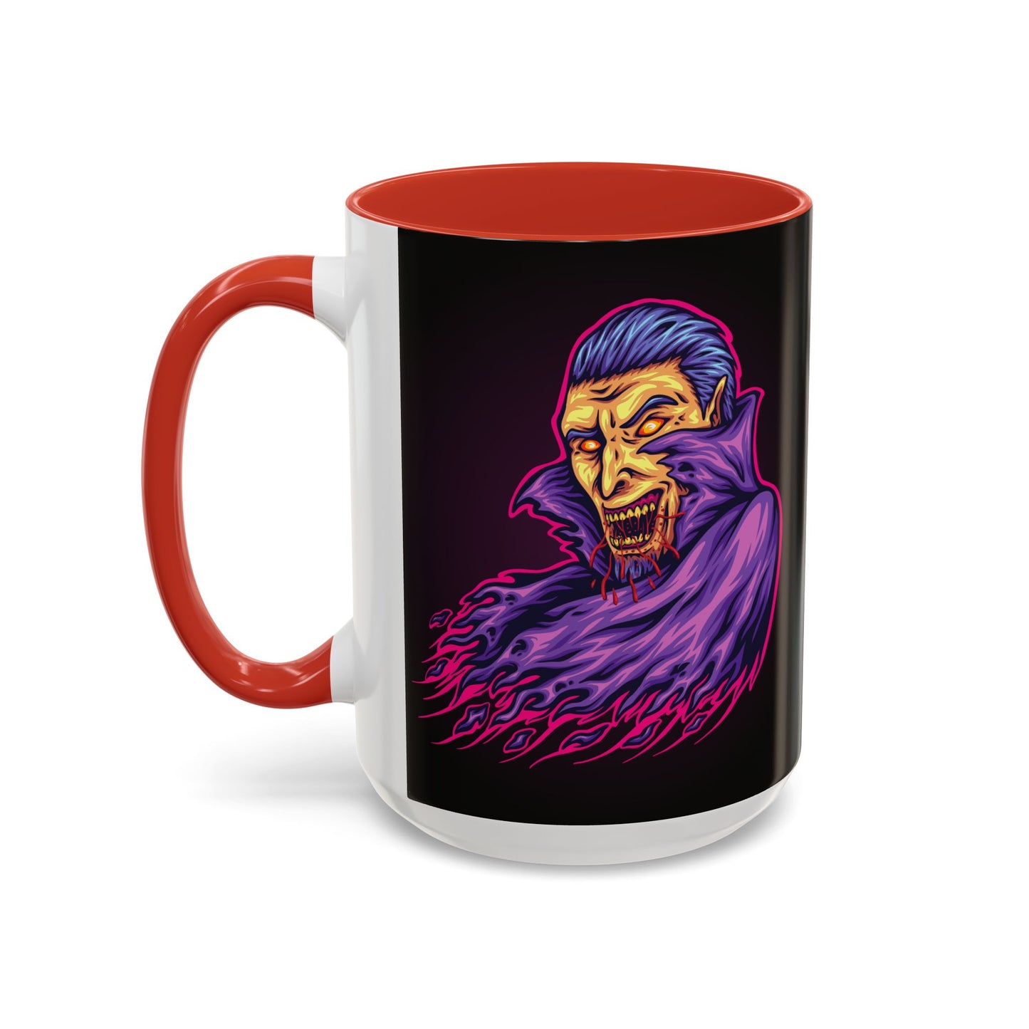 Creepy Gothic Accent Coffee Mug for Spooky Vibes, Halloween Decor, Unique Gift, Coffee Lover, Witchcraft Essentials