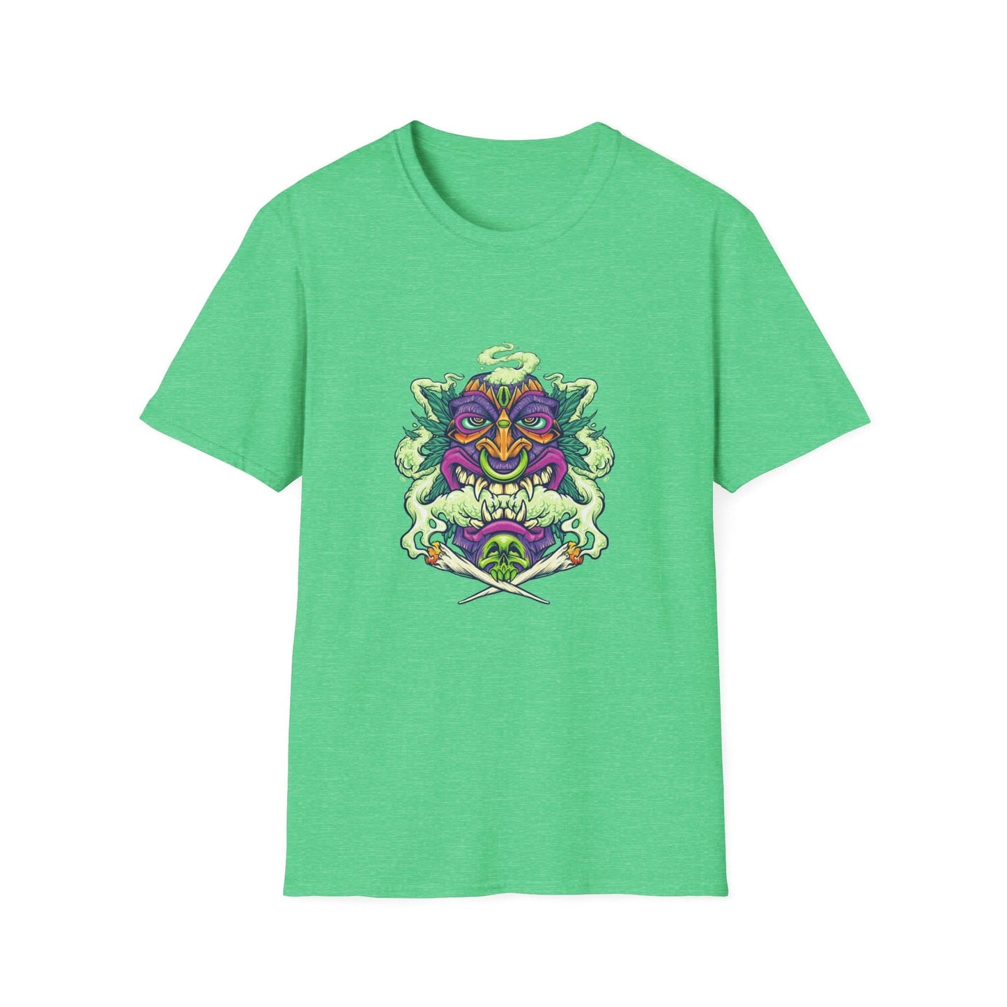 Smoking Hawaiian Tiki Weed Leaf - Mleem