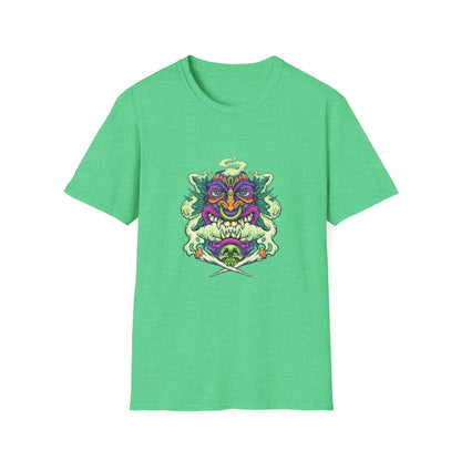 Smoking Hawaiian Tiki Weed Leaf - Mleem