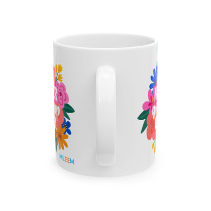 Floral Ceramic Mug - MLEEM