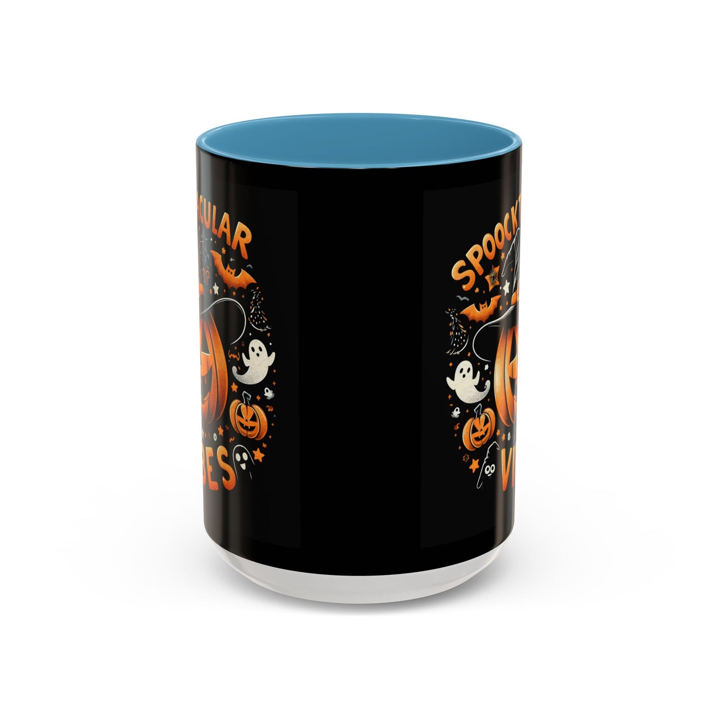 Halloween Accent Coffee Mug - Spooktacular Vibes, Fall Home Decor, Pumpkin Lovers Gift, Trick or Treat Mug, Spooky Season Drinkware