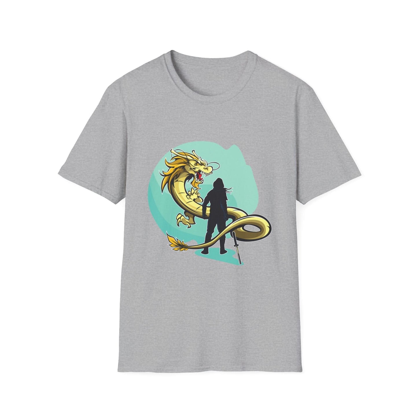 Swordsman Challenging The Dragon - Mleem