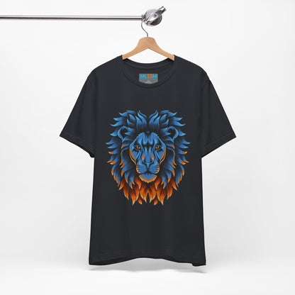 Dynamic Lion Graphic Tee - Unisex Short Sleeve Jersey T-Shirt
