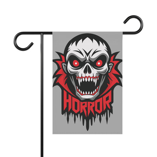 Spooky Garden Banner, Halloween Decor, Terrifying Lawn Sign, Horror Flag, Scary Housewarming Gift, Outdoor Artwork