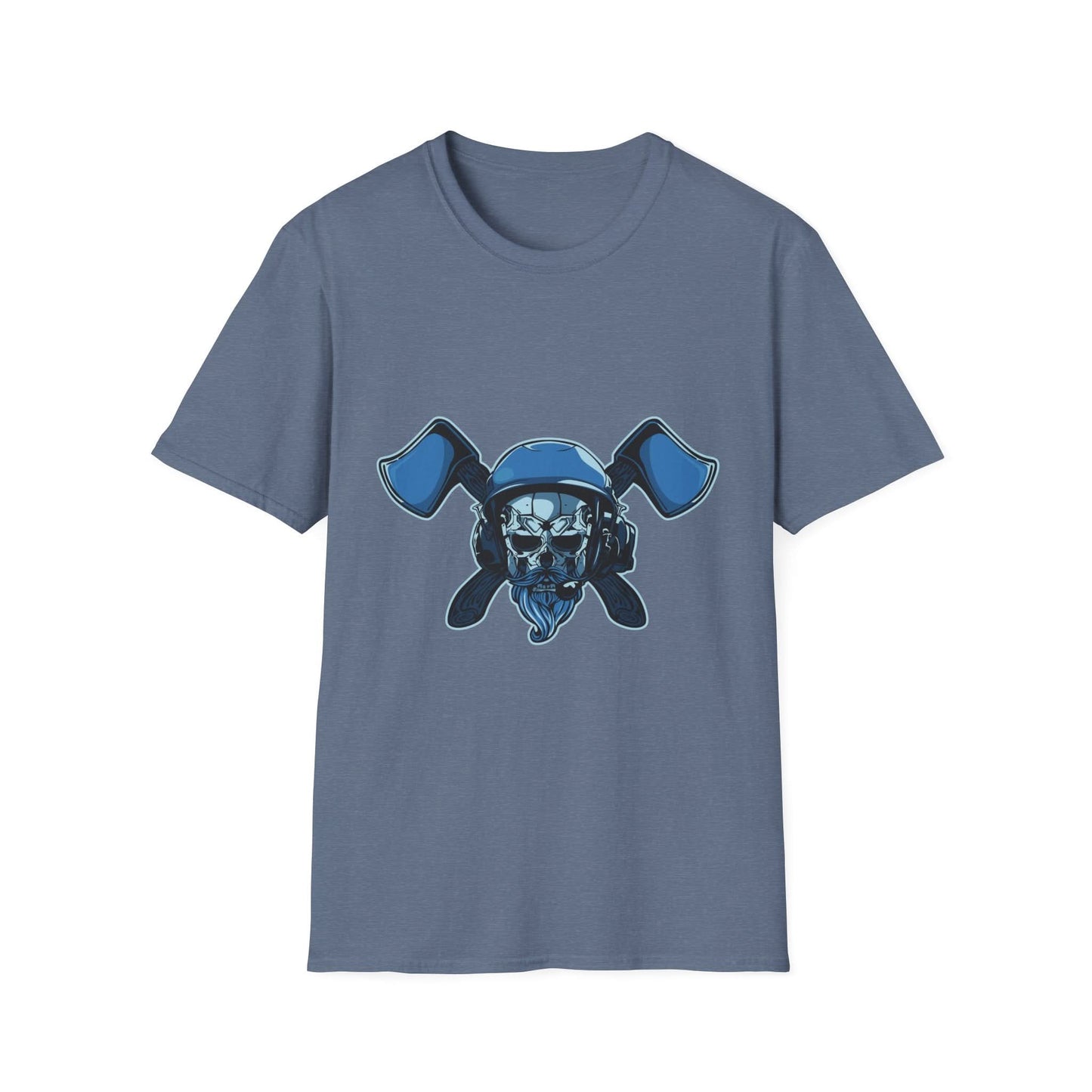 Bearded Skull With Ax - Mleem
