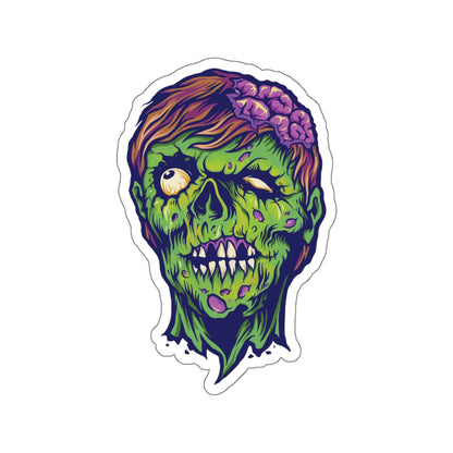 Zombie Die-Cut Stickers - Spooky Decor, Laptop Accessories, Halloween Party Favors, Gift Ideas for Horror Fans, Unique Art