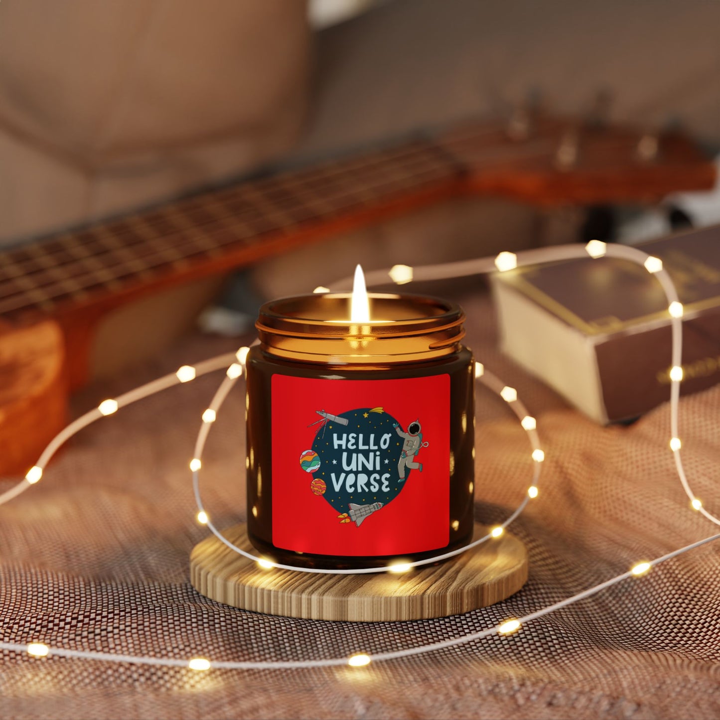 Hello Universe Scented Soy Candle, Relaxing Home Decor