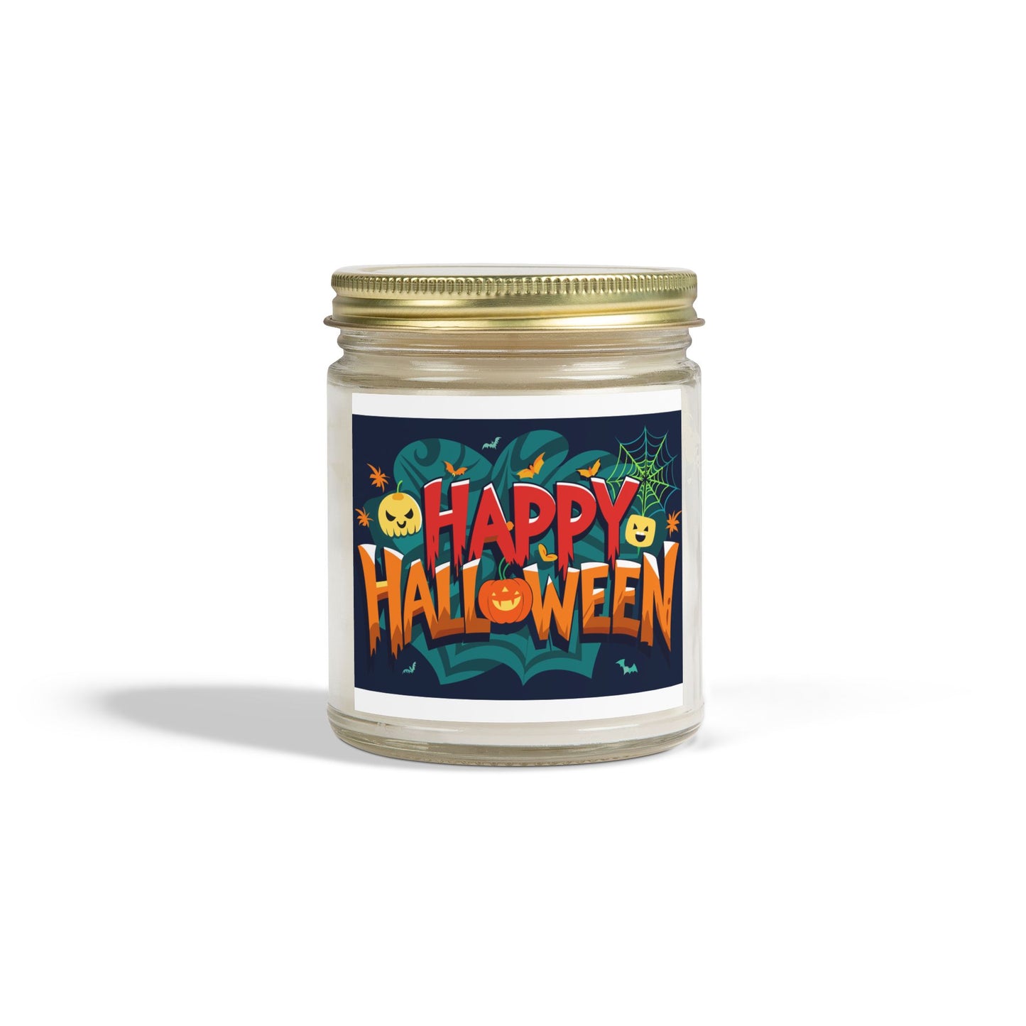 Halloween Themed Scented Candles - Coconut Apricot Wax (4oz, 9oz) | Festive Fall Decor, Trick or Treat Gift, Cozy Autumn Vibes, [...]
