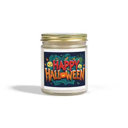 Halloween Themed Scented Candles - Coconut Apricot Wax (4oz, 9oz) | Festive Fall Decor, Trick or Treat Gift, Cozy Autumn Vibes, [...]