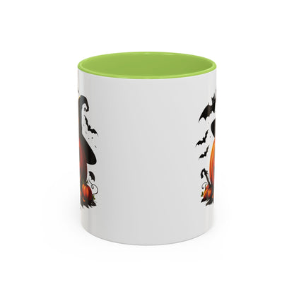 Halloween Pumpkin Accent Coffee Mug – Perfect for Fall, Autumn, Spooky Season, Gift for Coffee Lovers, Home Decor