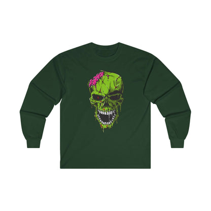 Scary Zombie Head Illustration - Mleem