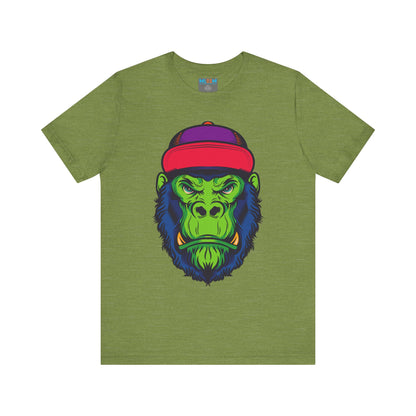 Vibrant Gorilla Graphic Tee - Unisex Short Sleeve T-Shirt