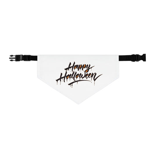 Halloween Pet Bandana Collar, Fun Dog Costume Accessory, Holiday Pet Apparel, Spooky Dog Gear, Festive Pet Fashion