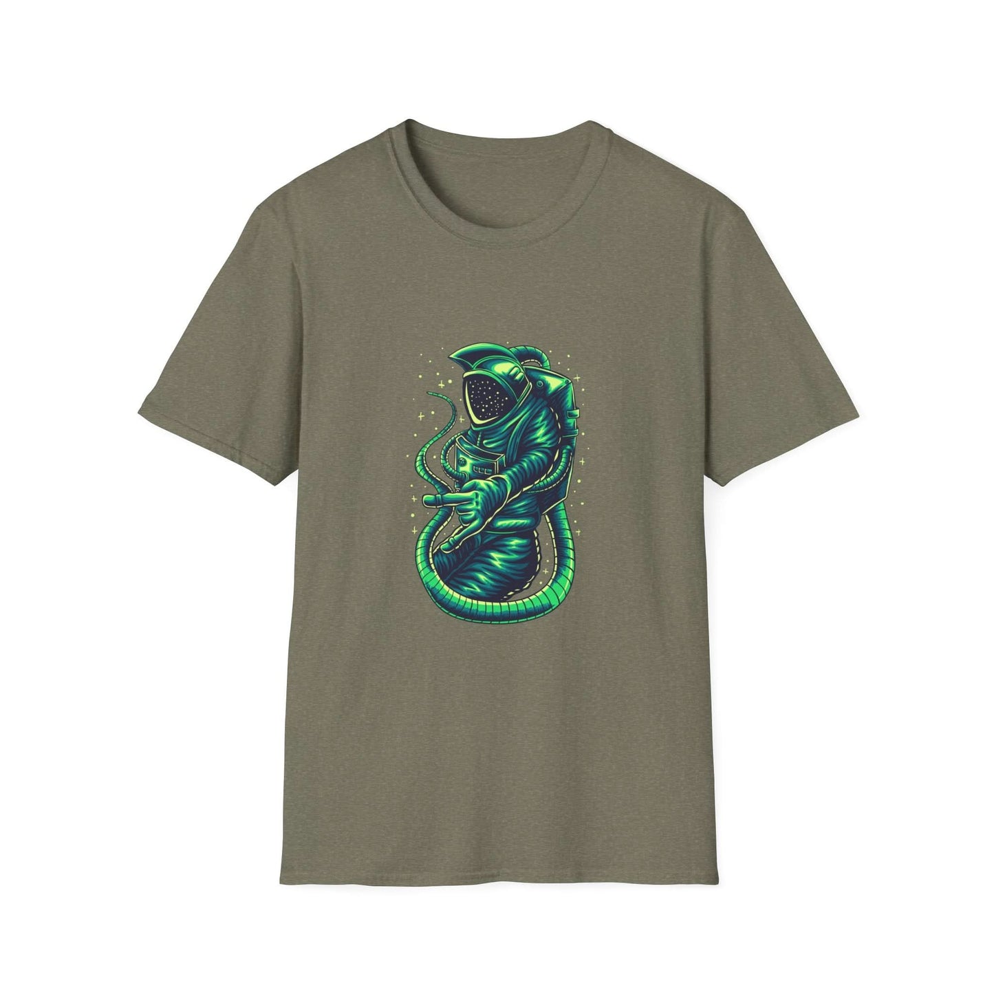 Astronaut in Space Green - Mleem
