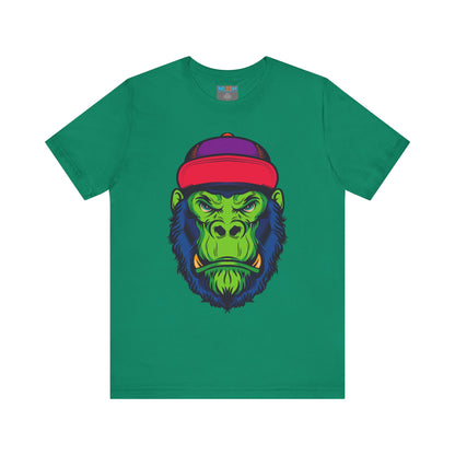 Vibrant Gorilla Graphic Tee - Unisex Short Sleeve T-Shirt