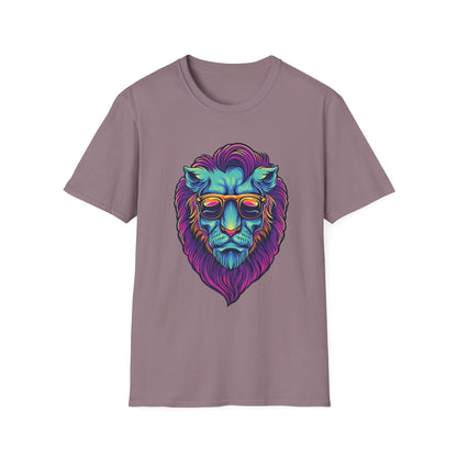 Lion Head with Sunglasses Psychedelic - Mleem