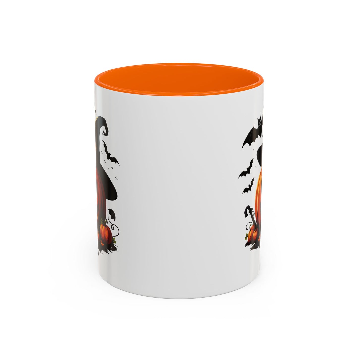Halloween Pumpkin Accent Coffee Mug – Perfect for Fall, Autumn, Spooky Season, Gift for Coffee Lovers, Home Decor