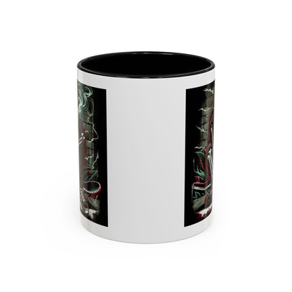Gothic Skeleton Coffee Mug - Perfect for Halloween Decor, Gift for Skaters, Unique Drinkware, Spooky Vibe, 11 & 15oz Options